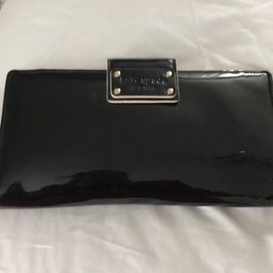 Kate Spade Patent Leather Black Clutch